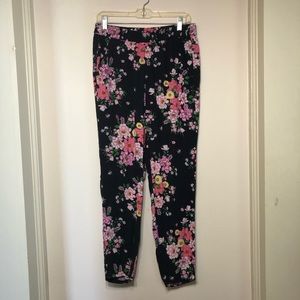 H&M Divided Flower Viscose Pants